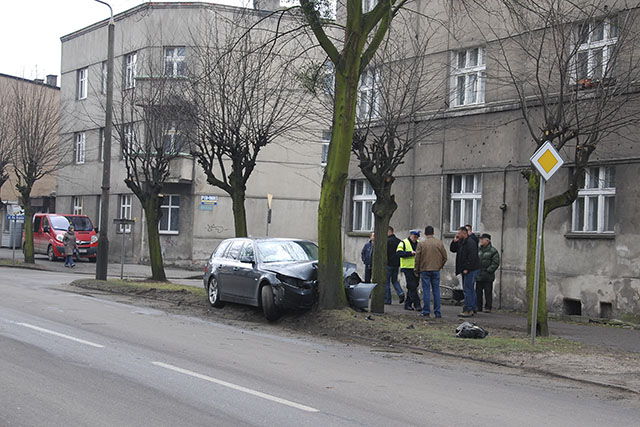 Brodnica - wypadek przy ul. Sienkiewicza