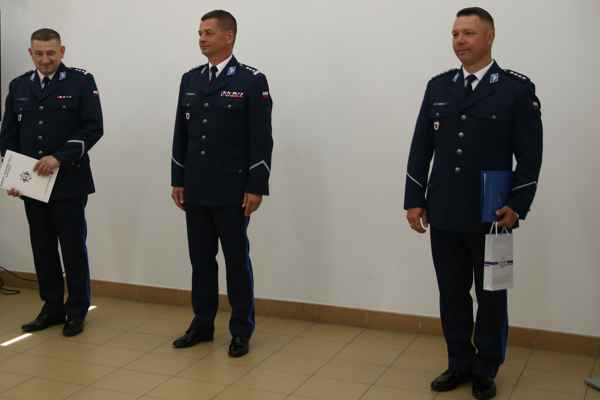 Uroczyste przywitanie Pierwszego Zastępcy Komendanta Powiatowego Policji w Brodnicy